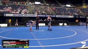 155 lbs Champ. Round 2 - Malea Palahniuk, North Central (IL) vs Andreia Langley, Emory & Henry