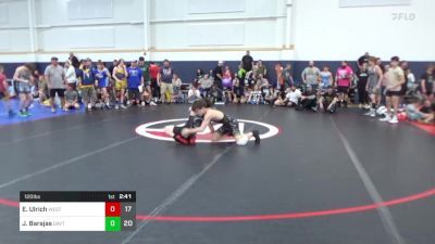 120 lbs Semifinal - Evan Ulrich, West Virginia Wild vs Juan Barajas, Dayton Bandits - Gray