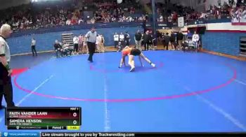113 lbs Quarterfinal - Faith Vander Laan, Illiana Christian vs Samera Henson, Hamilton Heights