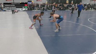 132 lbs Cons. Rd Of 64 - Donald Alicea vs Ayden Caywood, Team Idaho
