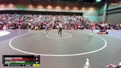 120 lbs Champ. Round 3 - Andrew Hancock, Claremore vs Abraham Coronado, Mcqueen