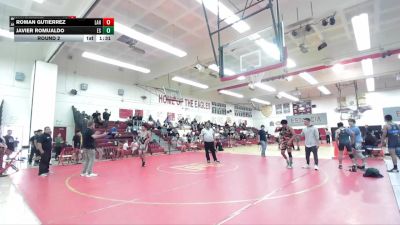 150 lbs Round 2 - Roman Gutierrez, Los Alamitos High vs Javier Romualdo, Estancia H.S.
