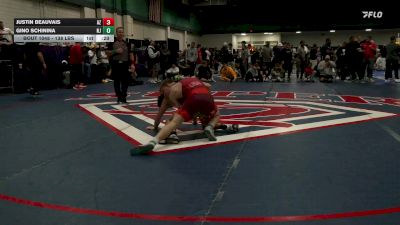138 lbs Consi Of 8 #1 - Justin Beauvais, AZ vs Gino Schinina, NJ