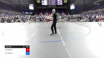 120 lbs Cons 32 #2 - Dale Corbin, Wisconsin vs Aidan Larson, Oregon