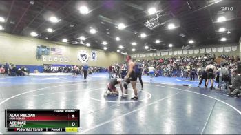 175 lbs Champ. Round 1 - Alan Melgar, Paso Robles vs Ace Diaz, Simi Valley