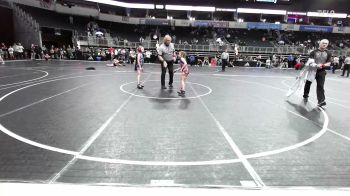 64 lbs Final - Rye Bowerman, Madill Takedown Club vs Tanynn Yoder, Hillsboro WC