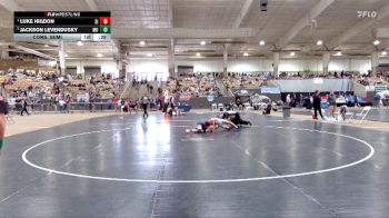 A 106 lbs Cons. Semi - Luke Higdon, Signal Mountain High School vs Jackson Levendusky, Montgomery Central High School