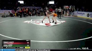 Girls 135 lbs Cons. Round 2 - Haile James, Cashmere (Girls) vs Trinity Scott, South Kitsap (Girls)