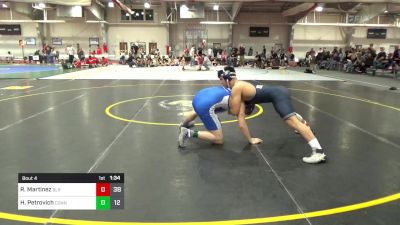 190 lbs Rr Rnd 2 - Roman Martinez, Blair Academy vs Hunter Petrovich, Connellsville