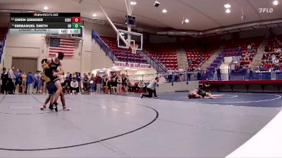 138 lbs Champ. Round 1 - Emmanuel Smith, Olive Branch vs Owen Grinder, Center Hill High School