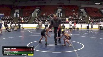 64 lbs Round 4 - Jax Cholometes, Schoolcraft vs Bayden Evans, Unattached