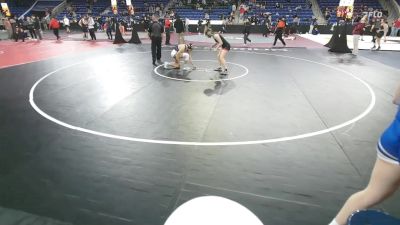 132 lbs Consolation - Audrey Shaw, Bedford vs Melanie Miles, Putnam