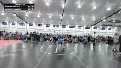 105 lbs Quarterfinal - Spencer Metcalf, WV Lunatics-EL vs Maximus Flanagin, Jacket W.C.-EL