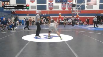 127 lbs Semifinal - Cameron Baker, Burrell vs Danny Smith, Burgettstown