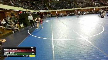 82 lbs Champ. Round 2 - Crew McGinnis, Powerhouse Wrestling Club vs Aidan Grimm, Wrath Wrestling Club