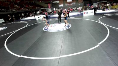 130 lbs Cons. Quarters - Raquel Cordova vs Ilianna Cosic, Peterson Grapplers Wrestling Club
