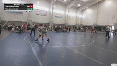 138 lbs 3rd Place Match - Brystle Jones, Deseret Peak Wrestling Club vs Kaelyn Alleman, Sanderson Wrestling Academy