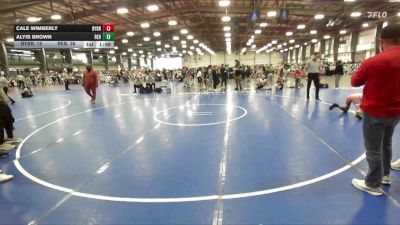 115 lbs Round 5 (3pm Friday) - Alyis Brown, Rebellion vs Cale Wimberly, Backyard Brawlers