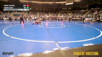 58 lbs Quarterfinal - Brady Culwell, Dodge City Wrestling Academy vs James Evans, Bartlesville Wrestling Club