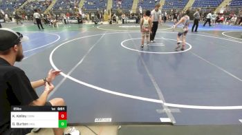 85 lbs Quarterfinal - Kian Kelley, Cornerstone Wrestling vs Gavin Burton, Englewood