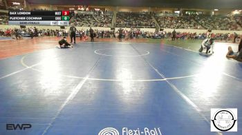 113 lbs Semifinal - Dax London, Mustang Middle School vs Fletcher Cochran, Choctaw Jh