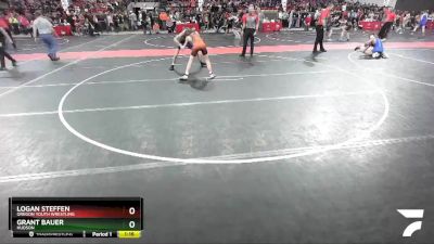 115 lbs Cons. Round 3 - Logan Steffen, Oregon Youth Wrestling vs Grant Bauer, Hudson