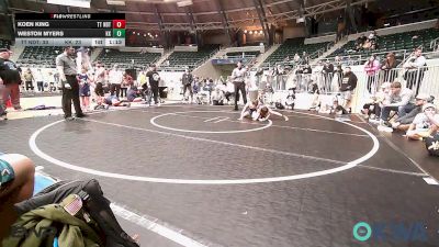 70 lbs Rr Rnd 4 - Koen King, Team Tulsa NDT vs Weston Myers, Keystone Kids Wrestling Club