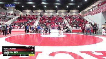 135 lbs Cons. Round 5 - Alyce Chambers, PIEDMONT vs Gage Vaughn, CADDO