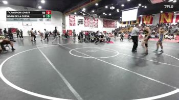 150 lbs Cons. Round 4 - Noah De La Cueva, Calvary Chapel vs Cameron Lovett, Ventura