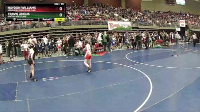 79 lbs Champ. Round 1 - Haydon Williams, Longhorn Wrestling Club vs Travis Angus, Uintah Wrestling