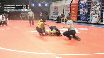 235 Class 2 lbs Champ. Round 1 - Zamya Woods-Johnson, Oakville vs Desaray Wise, Willard