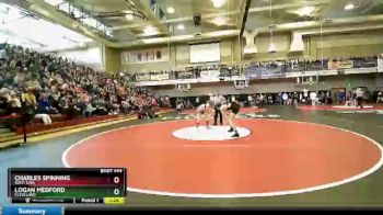 138 lbs Semifinal - Charles Spinning, West Linn vs Logan Medford, Cleveland