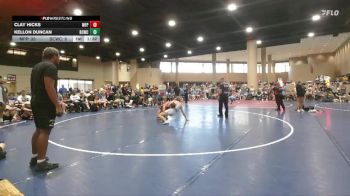 165 lbs Round 1 (6 Team) - Clay Hicks, Morris Fitness Purge vs Kellon Duncan, Black Creek WC