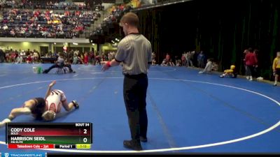 85 lbs Cons. Round 1 - Cody Cole, BOLD vs Harrison Seidl, MN Elite