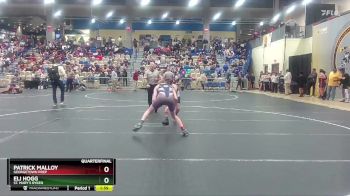 106 lbs Quarterfinal - Patrick Malloy, Georgetown Prep vs Eli Hogg, St. Mary`s Ryken