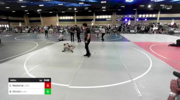 66 lbs Quarterfinal - Camren Redwine, Juggernaut WC vs Barrett Ehrich, Gladiator Wr Ac