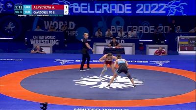 72 kg Repechage #2 - Anastasiya Alpyeyeva, Ukraine vs Buse Cavusoglu Tosun, Turkey