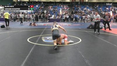 126 lbs Round Of 128 - Blake Getz, IN vs Abramm Schaffer, PA