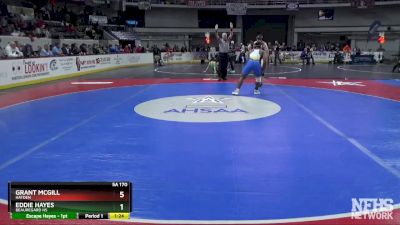 5A 170 lbs Quarterfinal - Grant Mcgill, Hayden vs Eddie Hayes, Beauregard HS