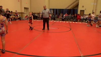 55 lbs Rr Rnd 4 - Cooper Habel, CRWC K-8 vs Zoey Eicher, Phoenix K-8