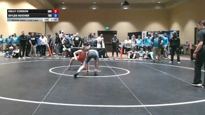 126 lbs Cons. Rd Of 16 - Kelly Corson, River Wrestling Club vs Myles Hoover, Tiger Wrestling Club