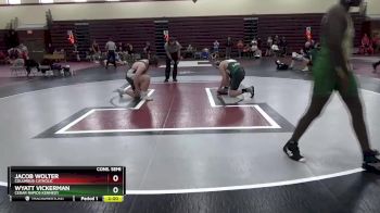 JV-38 lbs Cons. Semi - Wyatt Vickerman, Cedar Rapids Kennedy vs Jacob Wolter, Columbus Catholic