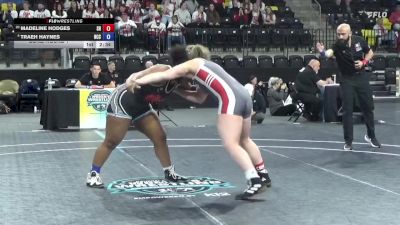 207 lbs Cons. Round 1 - Madeline Hodges, Sacred Heart vs Traeh Haynes, North Central College