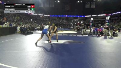 190 lbs Round Of 32 - Tairen Lee, Ramona (SD) vs Zoe Brodin, San Pedro (LA)
