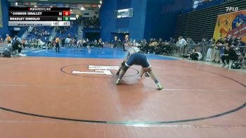 215 lbs 5th Place Match - Bradley DiMiglio, Malvern Prep vs Connor Smalley, Notre Dame Green Pond