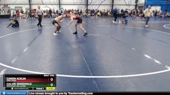 Silver 133 lbs Semifinal - Canon Acklin, Iowa State vs Calvin Singewald, Wisconsin-Eau Claire