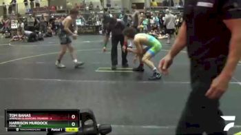 125 lbs Semis & 1st Wrestleback (8 Team) - Harrison Murdock, POWA vs Tom Banas, American Gladiators-Thunder