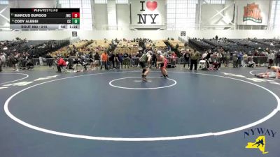 215 lbs Champ. Round 2 - Marcus Burgos, Journeymen Wrestling Club vs Cody Alessi, Clever Combat