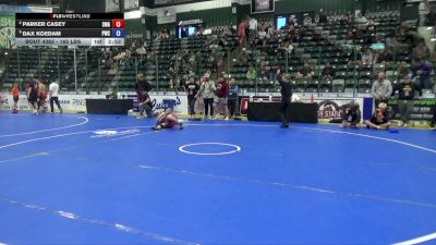 165 lbs Cons. Semis - Parker Casey, Sebolt Wrestling Academy vs Dax Koedam, Powerhouse Wrestling Club