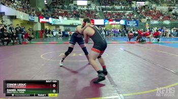 AA - 205 lbs Quarterfinal - Conor Leduc, Flathead (Kalispell) vs Daniel Mann, Great Falls / MSDB